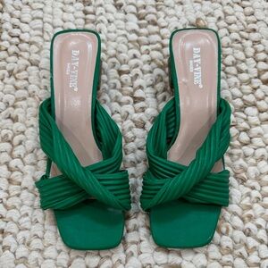 Italian Emerald Green Women's Heels